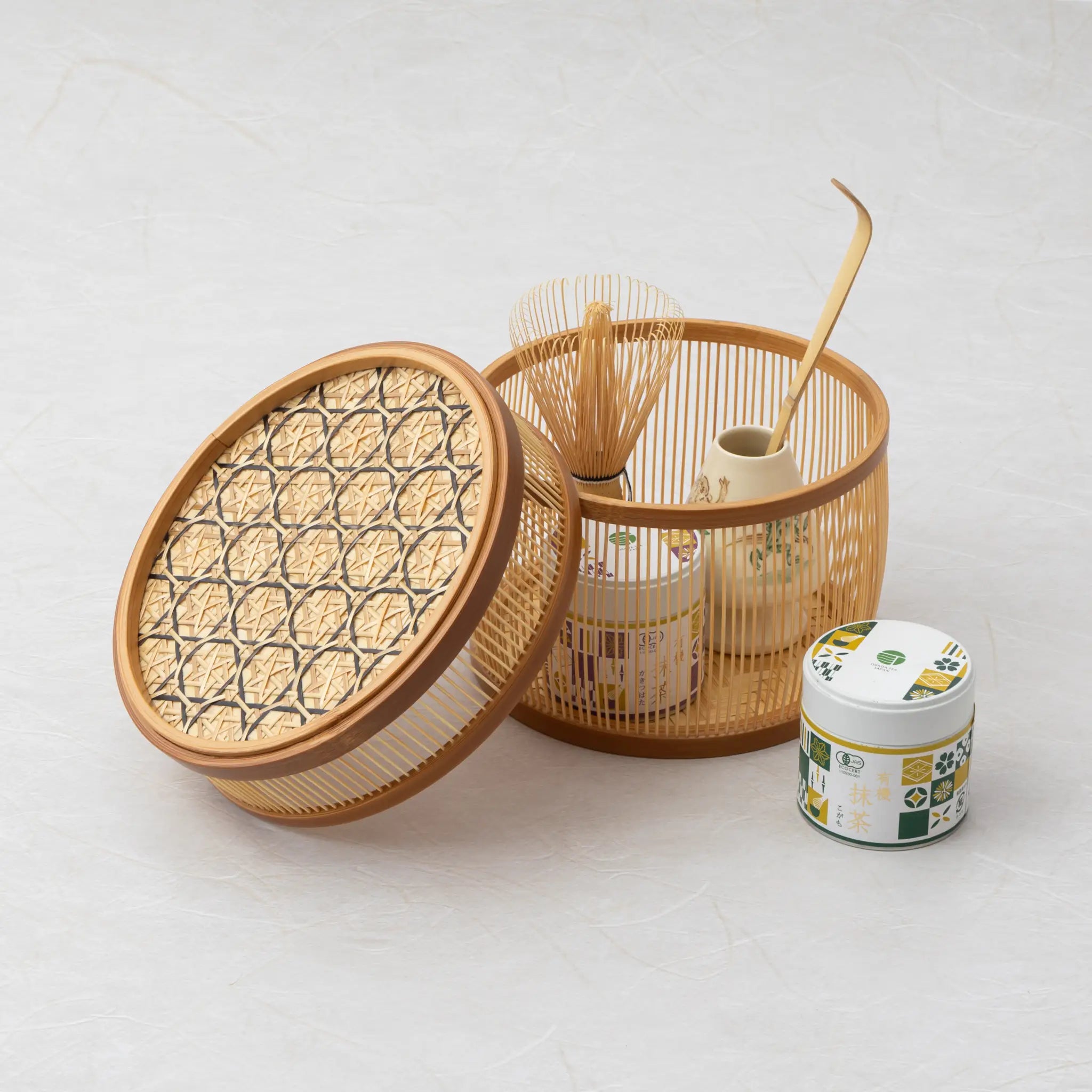 Bamboo Basket Kodai – Elegant Craft by Suruga Bamboo Sensuji Zaiku