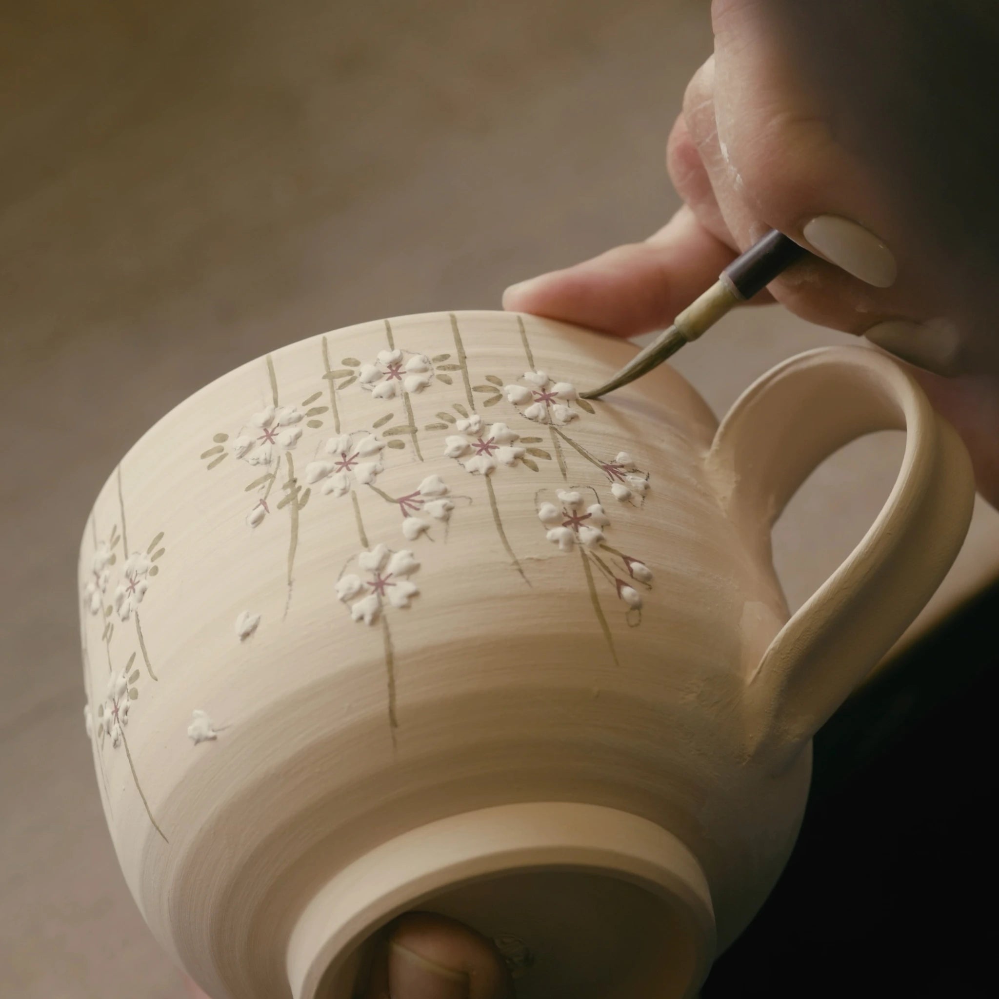 Kozan-ji Painted Matcha Bowl