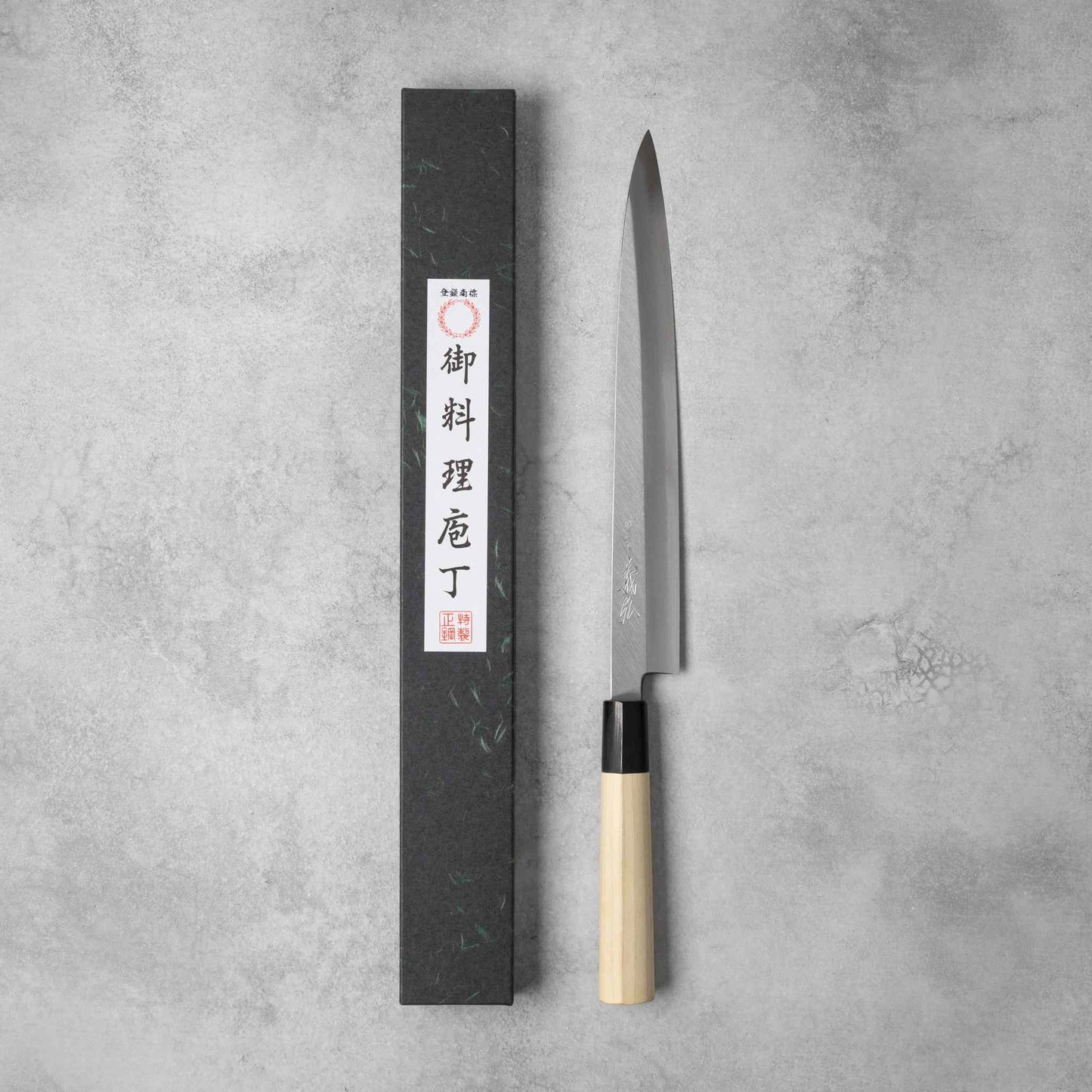 Yamawaki White Steel No.2 Kasumi Yanagiba Knives (Left-handed)