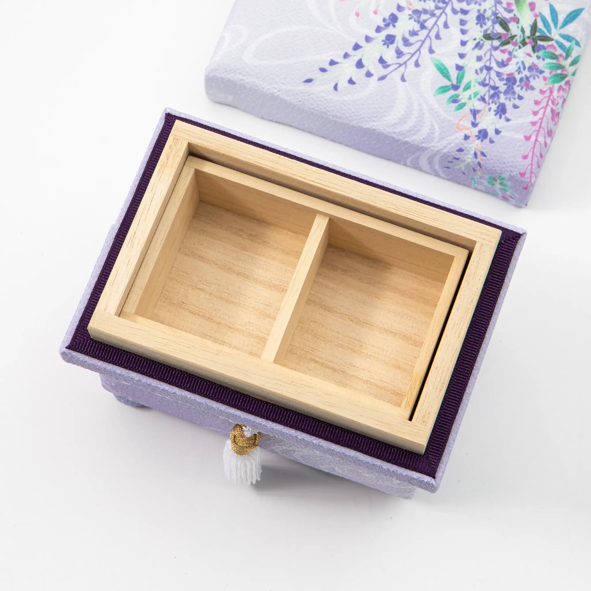 Kaga Yuzen Wisteria Accessory Box