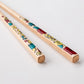 KUTANI SEAL Floral Chopsticks with Chopstick Rest (Flower Mix / Goshu)