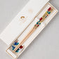 KUTANI SEAL Floral Chopsticks with Chopstick Rest (Flower Mix / Goshu)