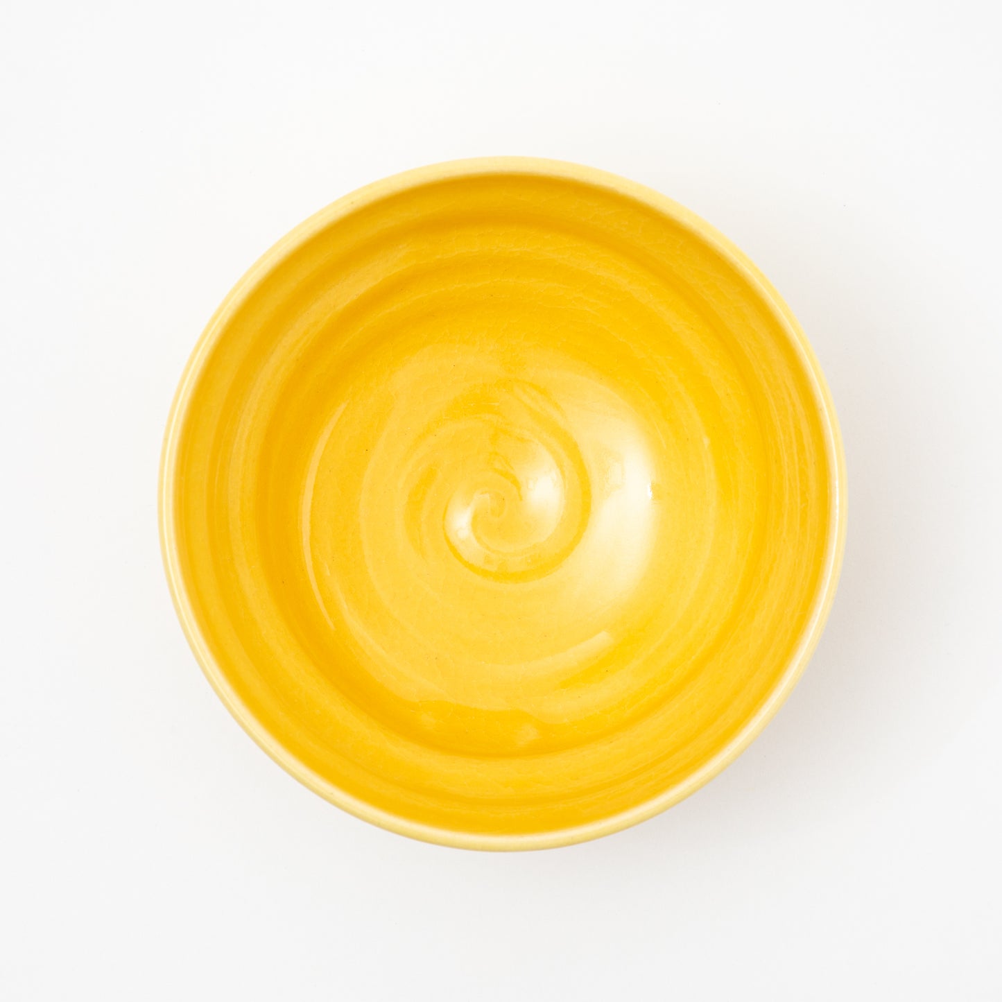 Birdview of Yellow Matcha Bowl from Ninshu