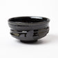 Black matcha bowl from Ninshu, Kyo-ware