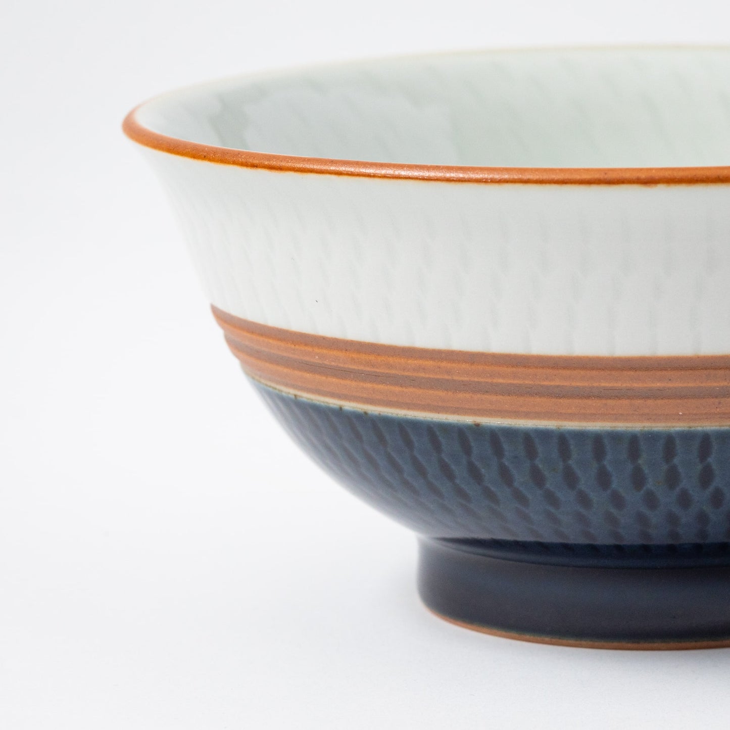 Kakewake Tobikanna Navy Blue Glaze Porcelain Bowl