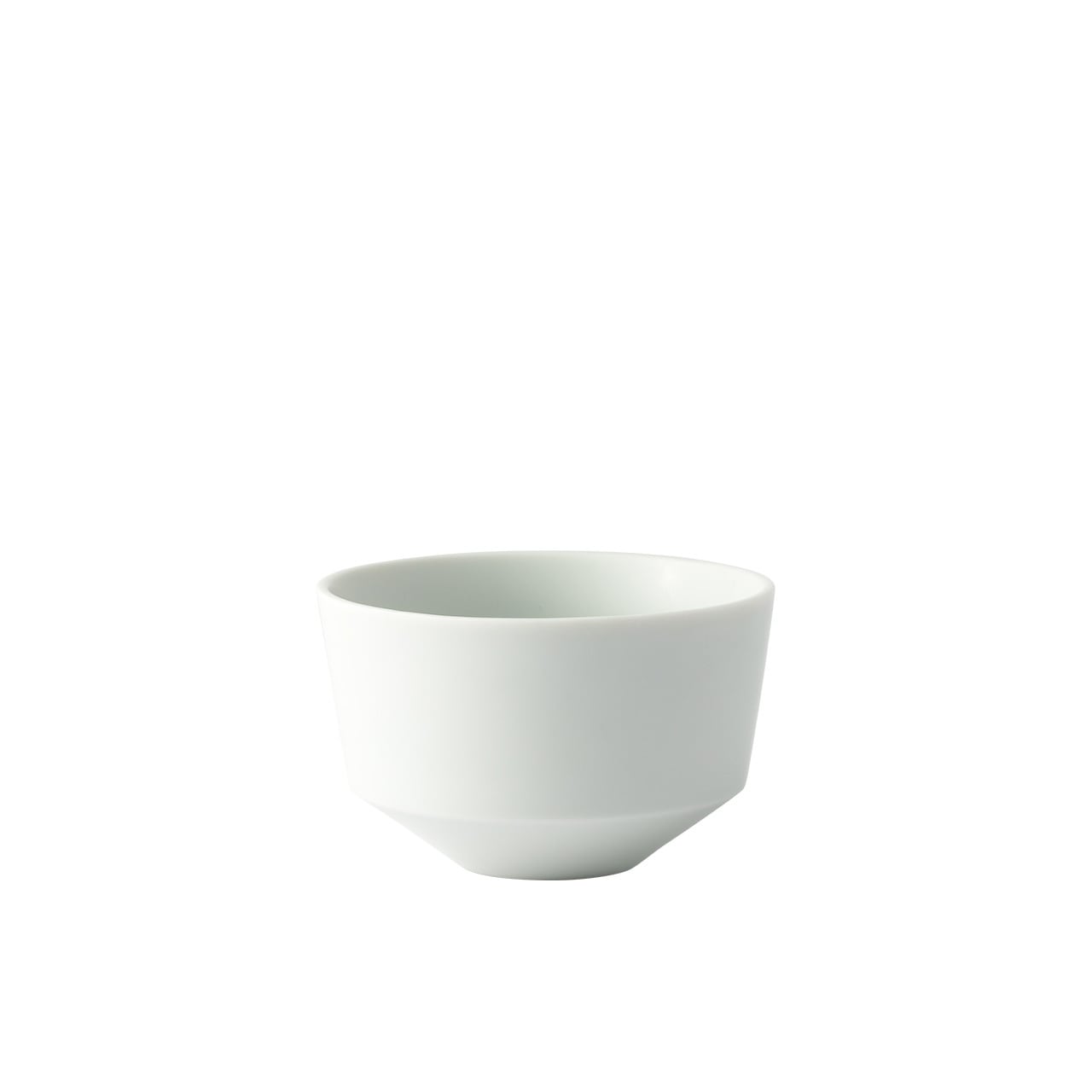 White Mino-ware Japanese Frustum Teacup