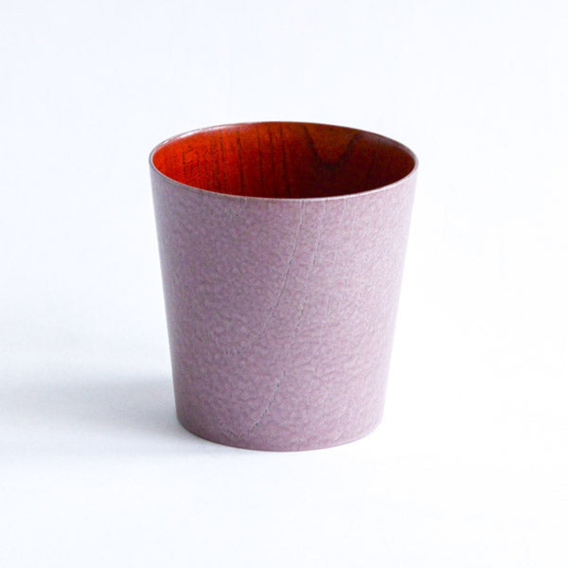 Pink lacqureware Usturoi Wooden Cup